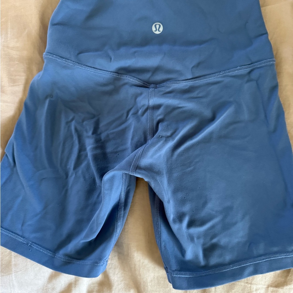 lululemon athletica Women's Deep Blue Bike Shorts